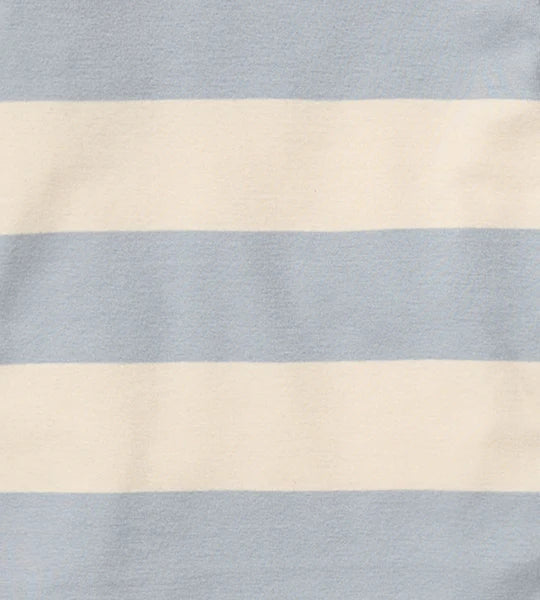 Burts Bees Rugby Stripe Organic Cotton Sleeper - Quarry