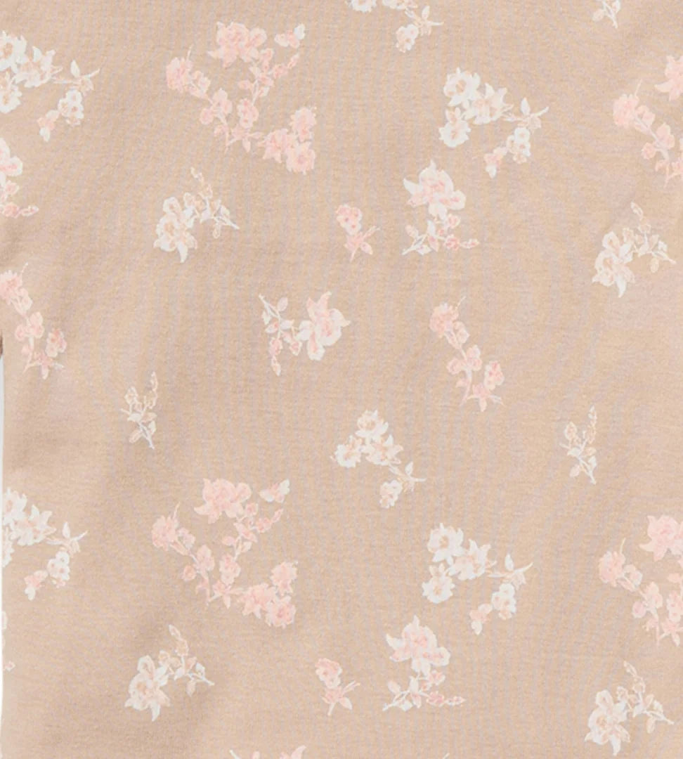 Burts Bees Whimsical Floral Organic Cotton Sleep & Play - Hummus