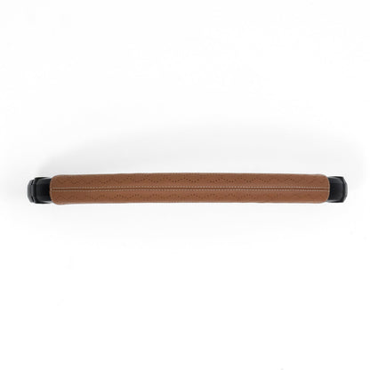Veer Switchback Seat Bumper Bar Leather Grips - Genuine Napa Leather - Saddle