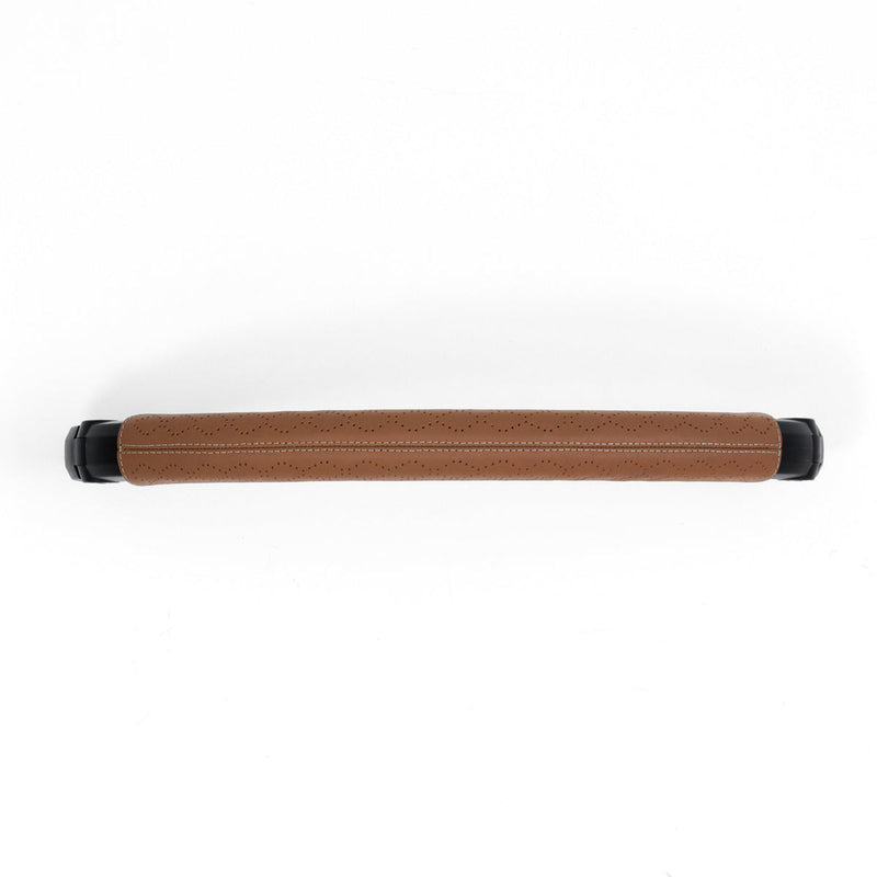 Veer Switchback Seat Bumper Bar Leather Grips - Genuine Napa Leather - Saddle