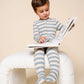 Lou Lou and Company Ribbed Zipper Footie - Lincoln