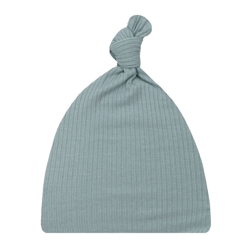 Lou Lou and Company Ribbed Top Knot Hat - Ford
