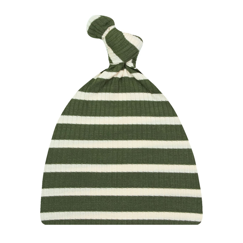 Lou Lou and Company Ribbed Top Knot Hat - Tyler