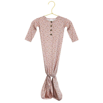 Lou Lou and Company Knotted Gown - NB-3M - Mila