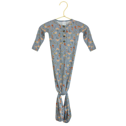 Lou Lou and Company Knotted Gown - NB-3M  - Scarlet