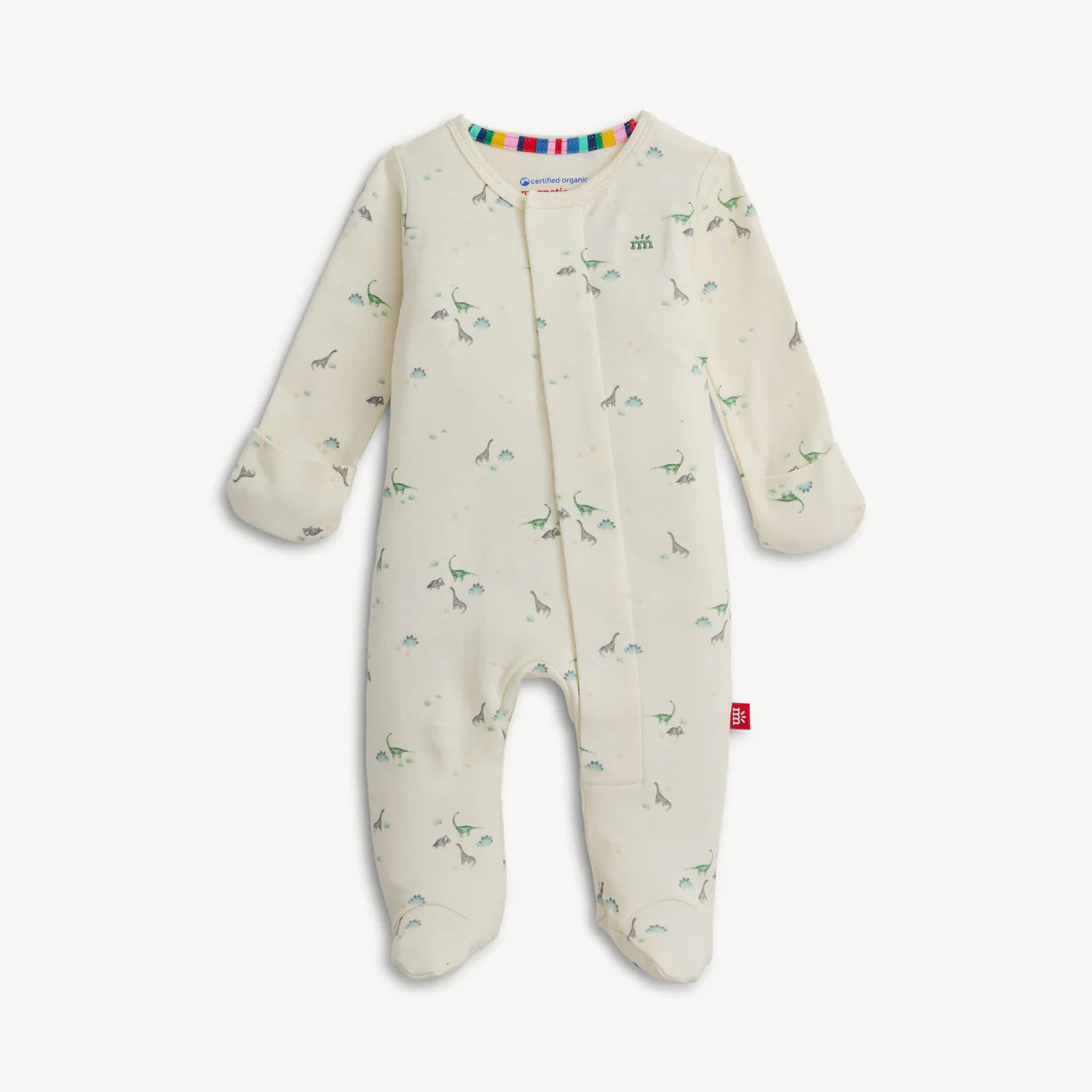 Magnetic Me Magnetic Me Organic Cotton Magnetic Footie - Tiny Diny