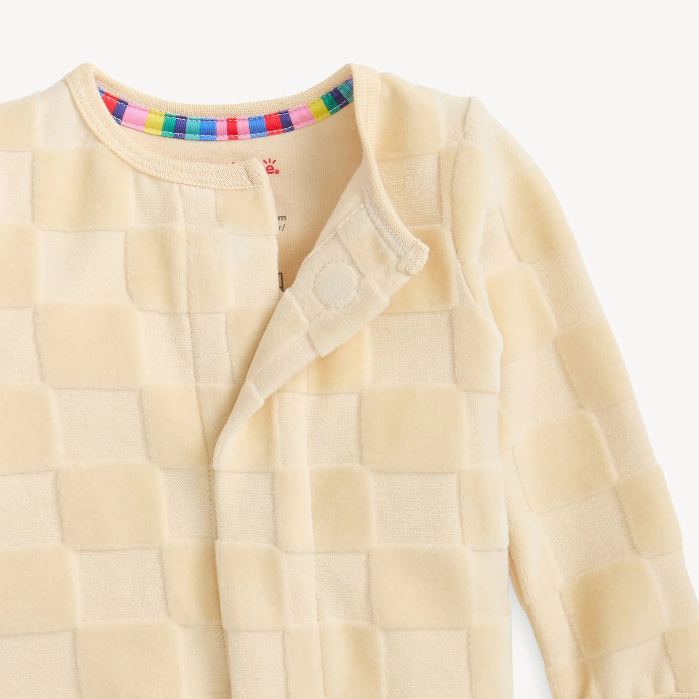 Magnetic Me Velour Magnetic Footie - Checker