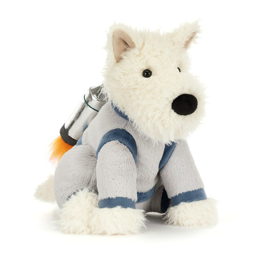 Jellycat Munro Scottie Dog - Space Outfit