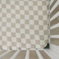 Mebie Baby Crib Sheet - Taupe Checkered