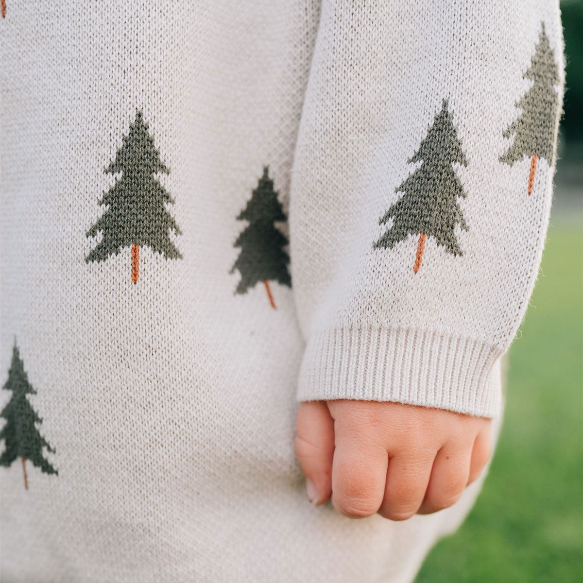 Mebie Baby Knit Sweater - Pine Tree