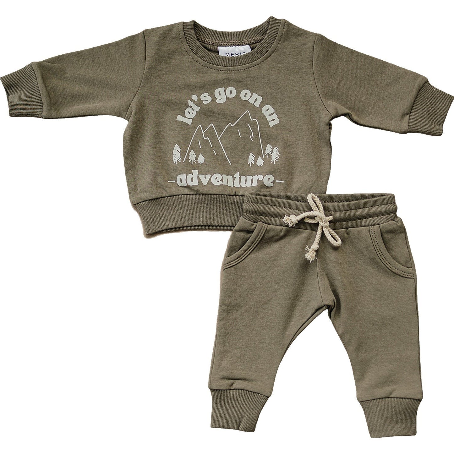 Mebie Baby French Terry Set - Adventure