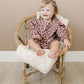 Mebie Baby Antique Floral Bubble Romper