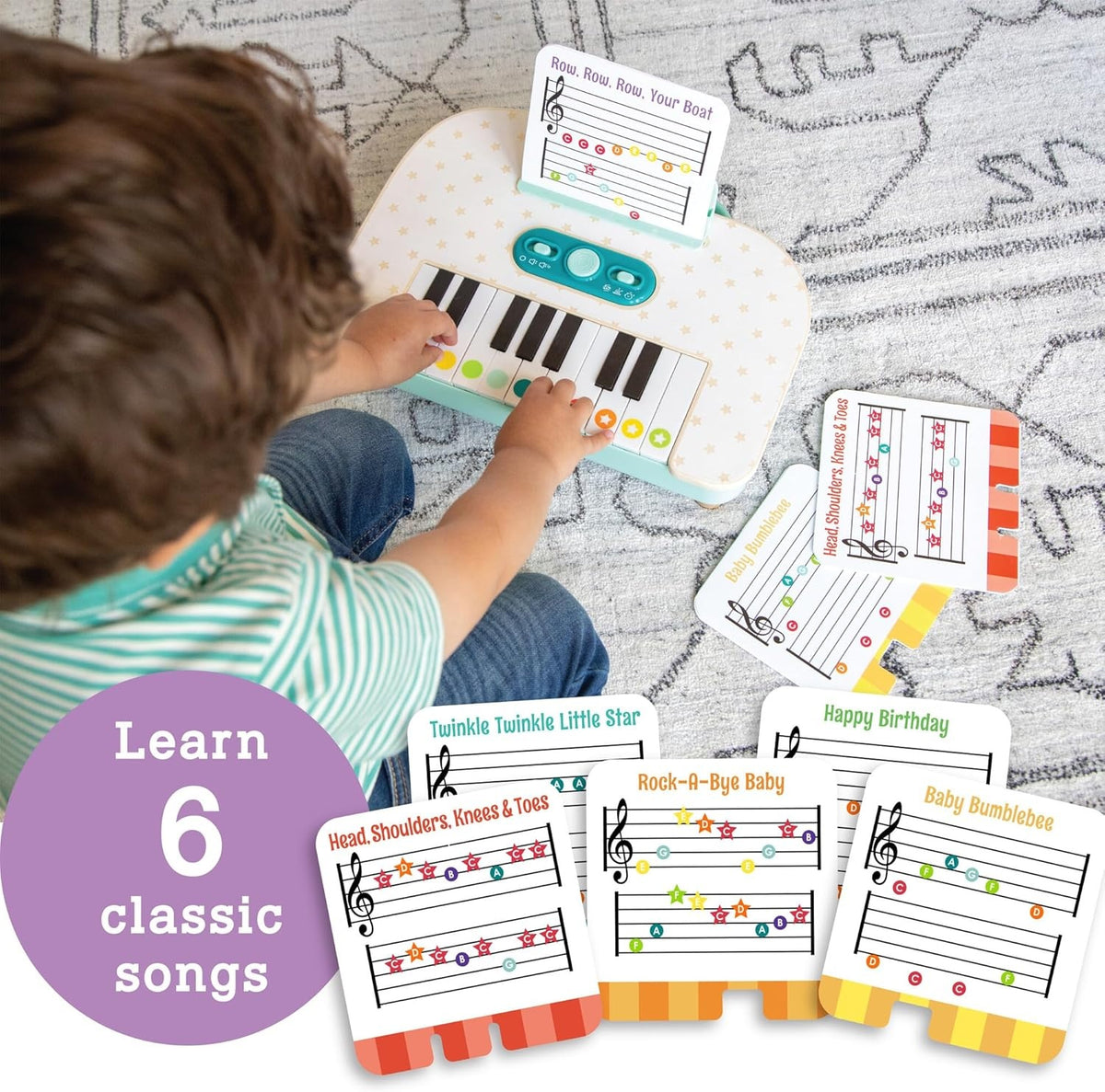 MindWare & Peaceable Kingdom Oh So Fun! Take Along Piano