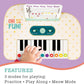 MindWare & Peaceable Kingdom Oh So Fun! Take Along Piano