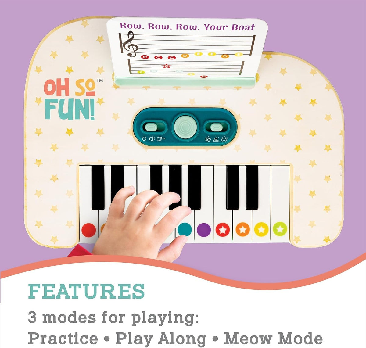MindWare & Peaceable Kingdom Oh So Fun! Take Along Piano