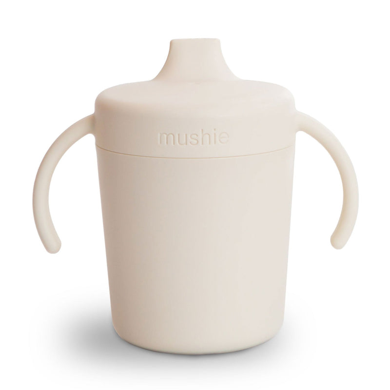 Mushie Trainer Sippy Cup - Ivory