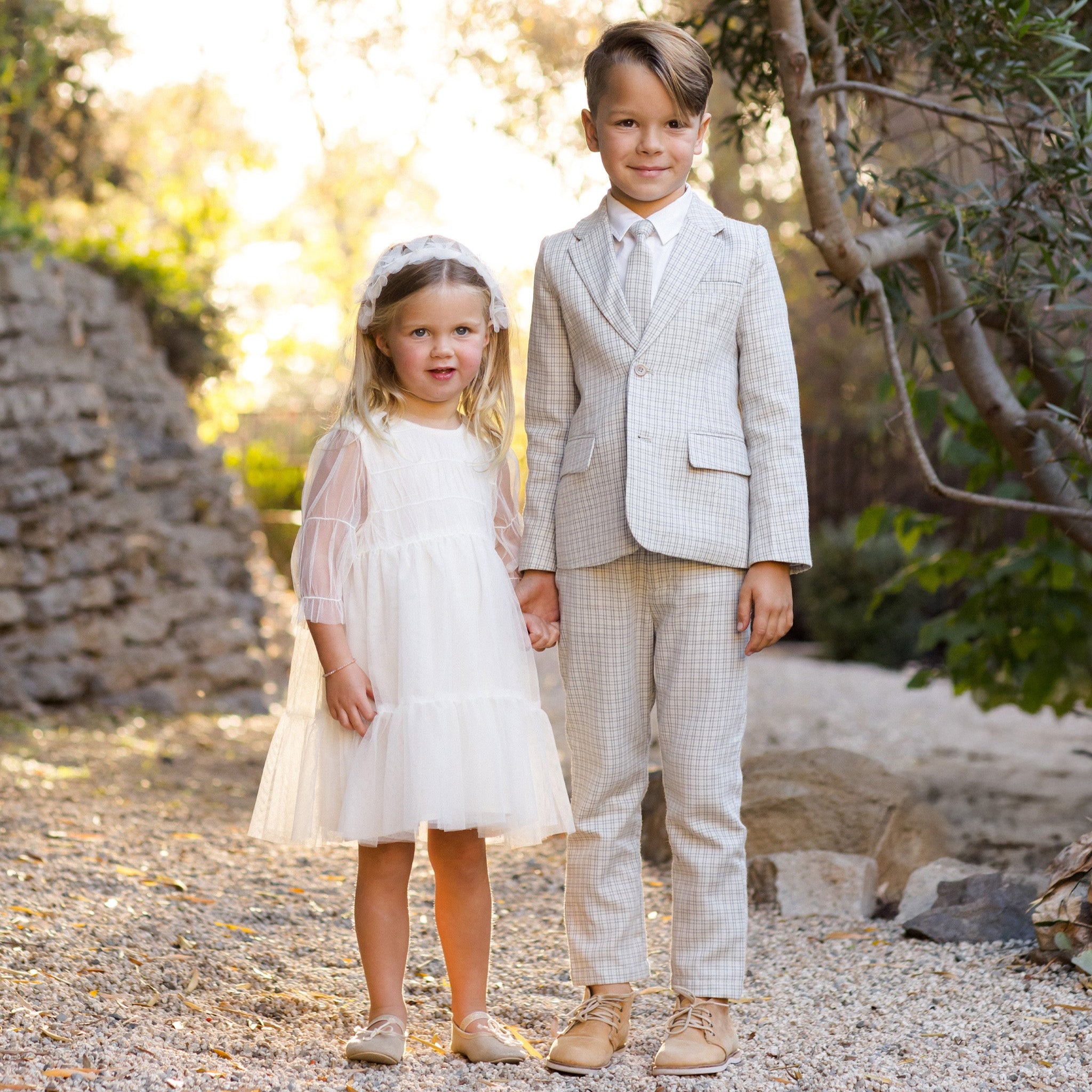 Noralee Coralie Dress - Ivory | The Baby Cubby
