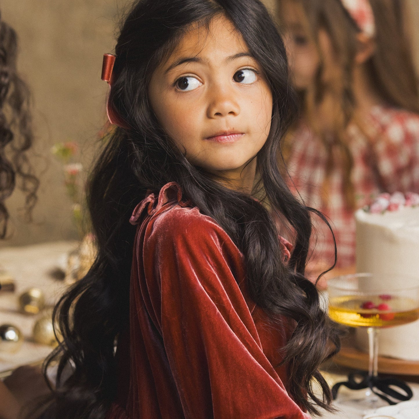 Noralee Adeline Dress - Ruby