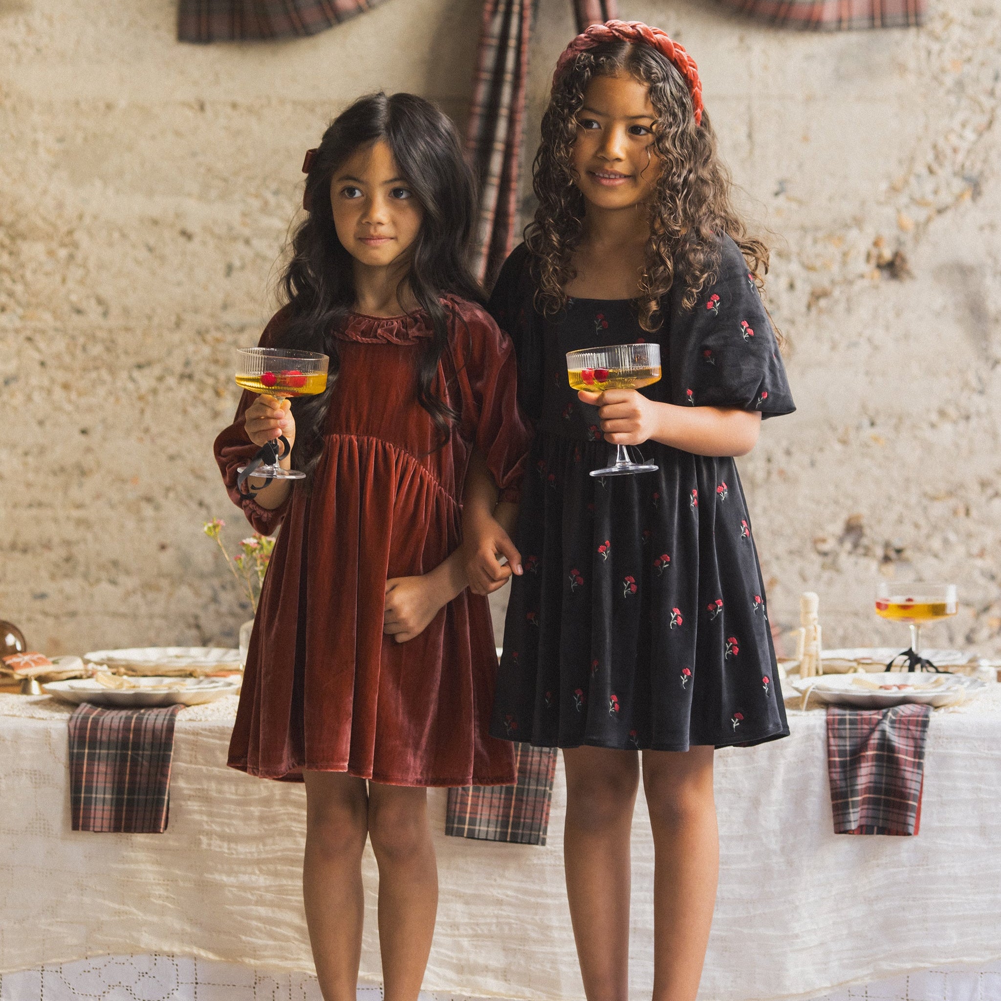 Noralee Adeline Dress - Ruby | The Baby Cubby