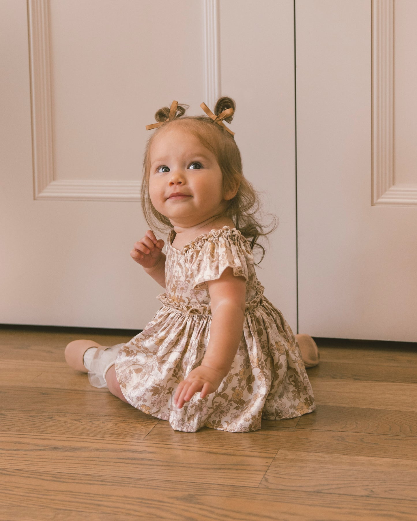 Noralee Mini Satin Ribbon Bows - Spice, Ivory, Gold