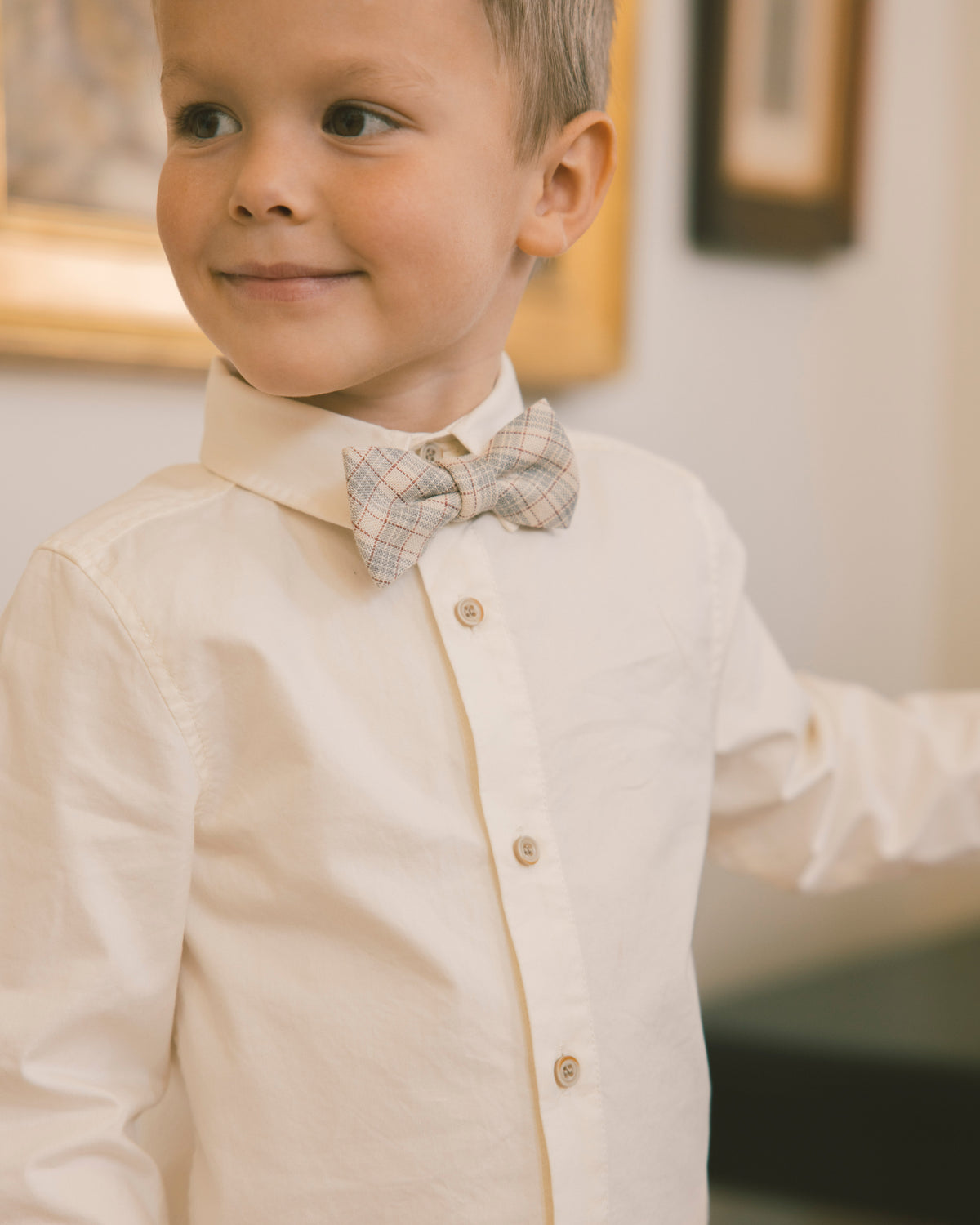 Noralee Bow Tie - Fall Plaid