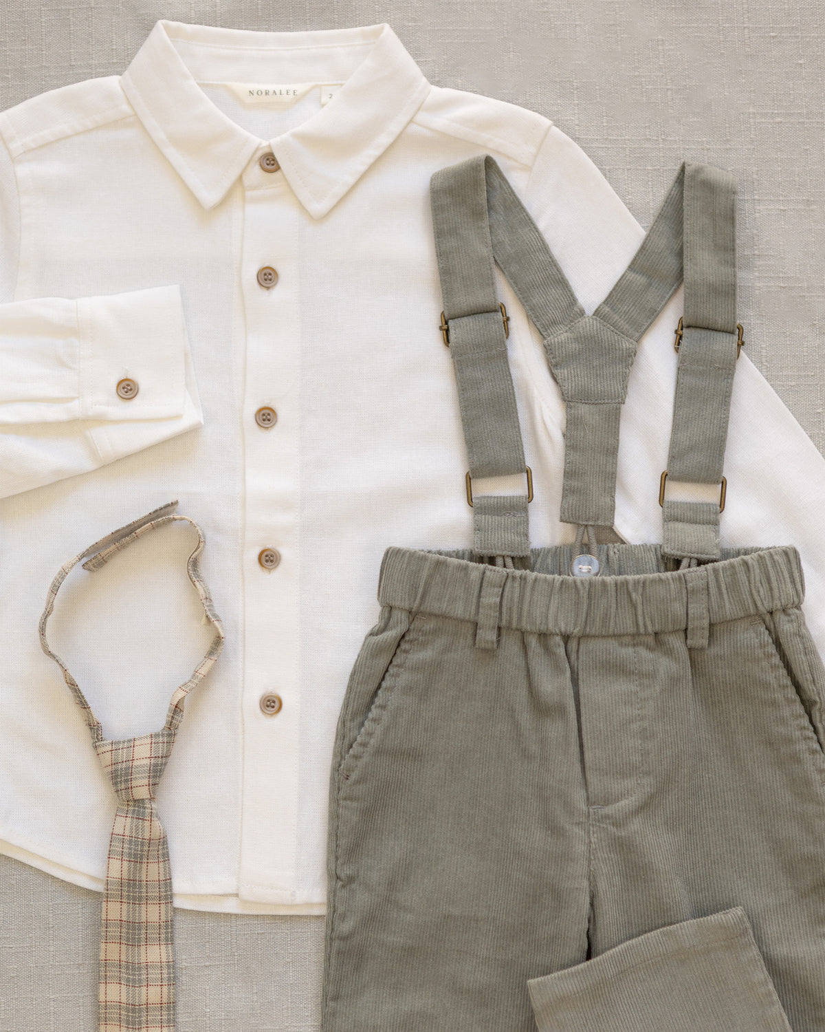 Noralee Suspender Pant - Eucalyptus