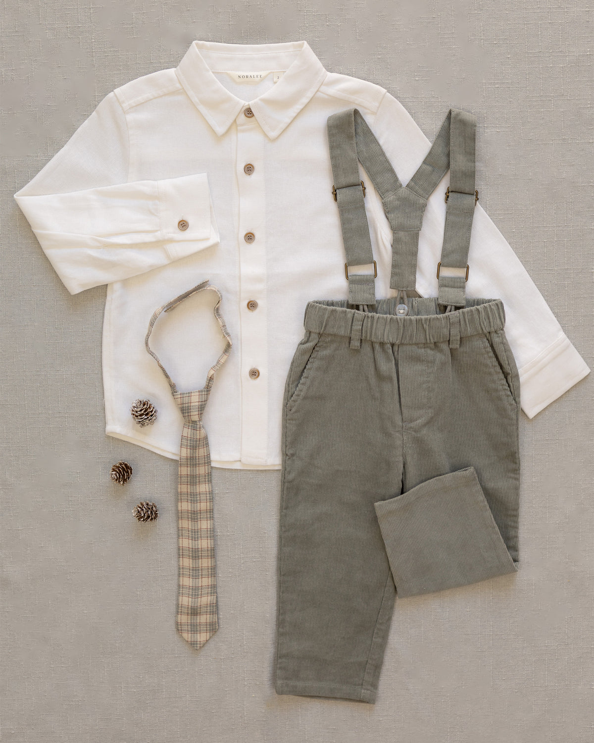 Noralee Suspender Pant - Eucalyptus