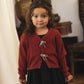 Noralee Bow Cardigan - Ruby