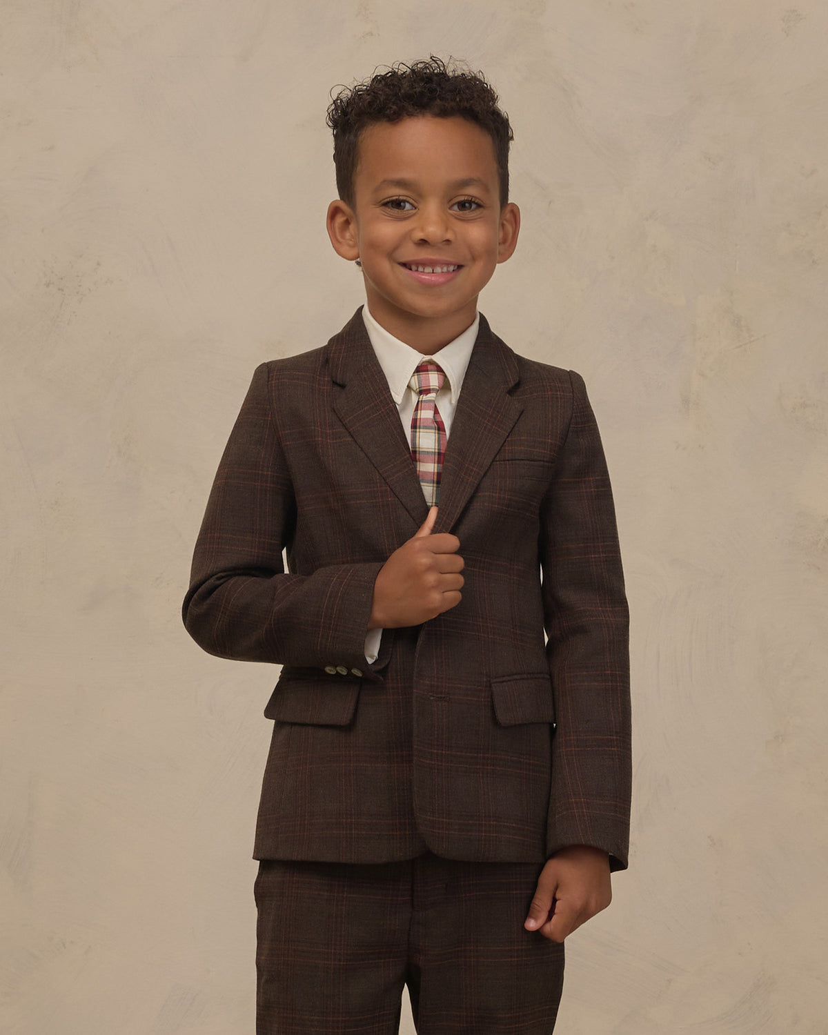 Noralee Sebastian Blazer - Heathered Plaid