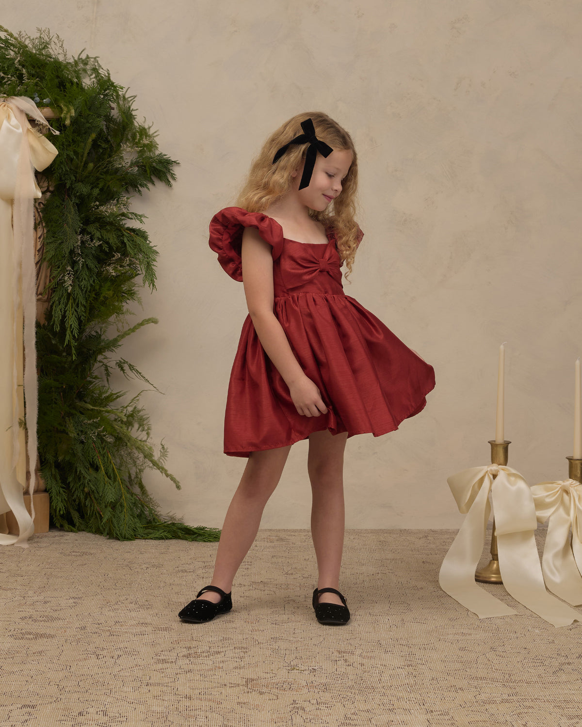 Noralee Madeline Dress - Ruby