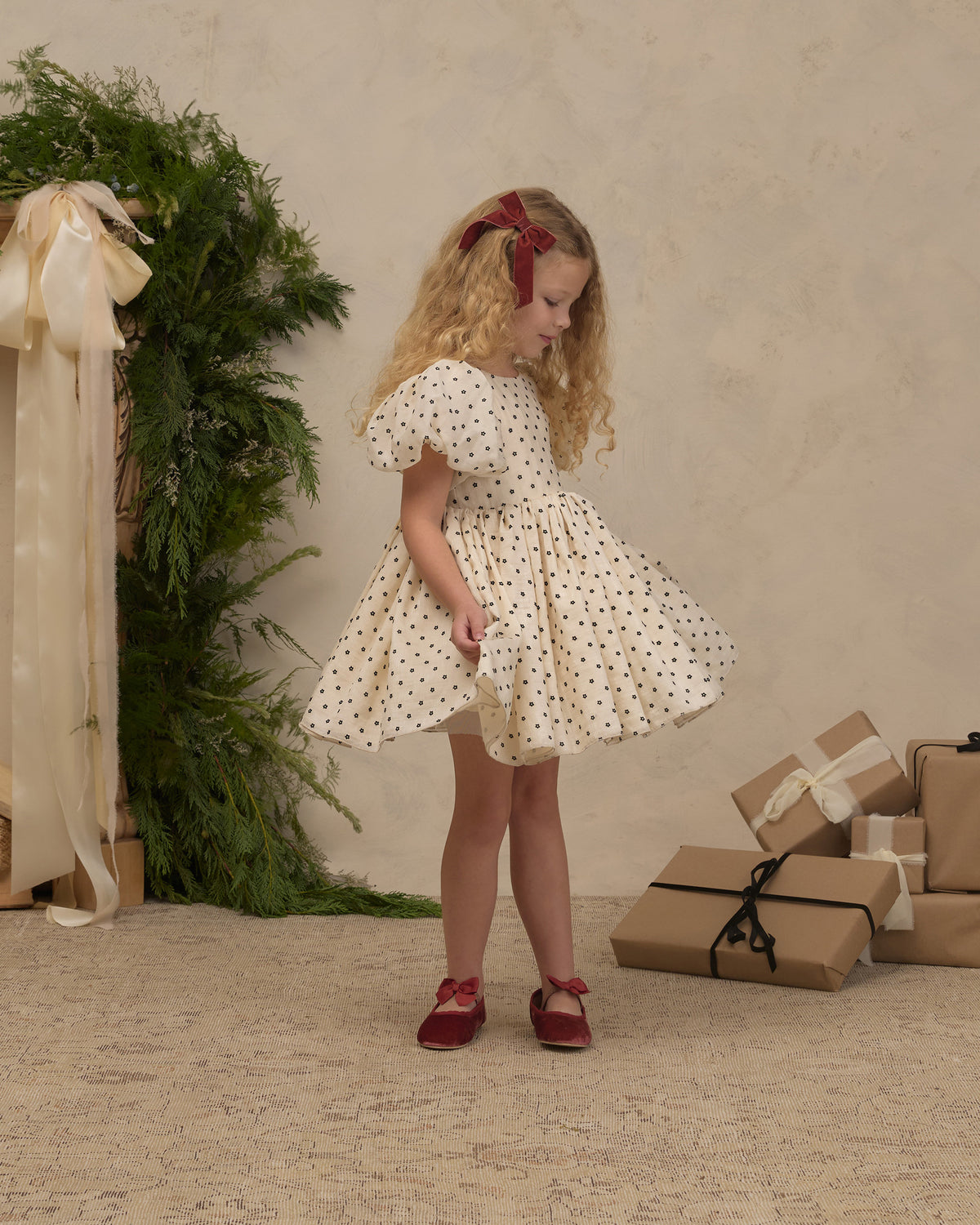 Noralee Sofia Dress - Black Daisy