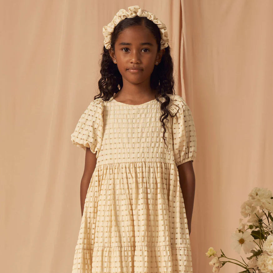 Noralee Chloe Dress - Lemon Check