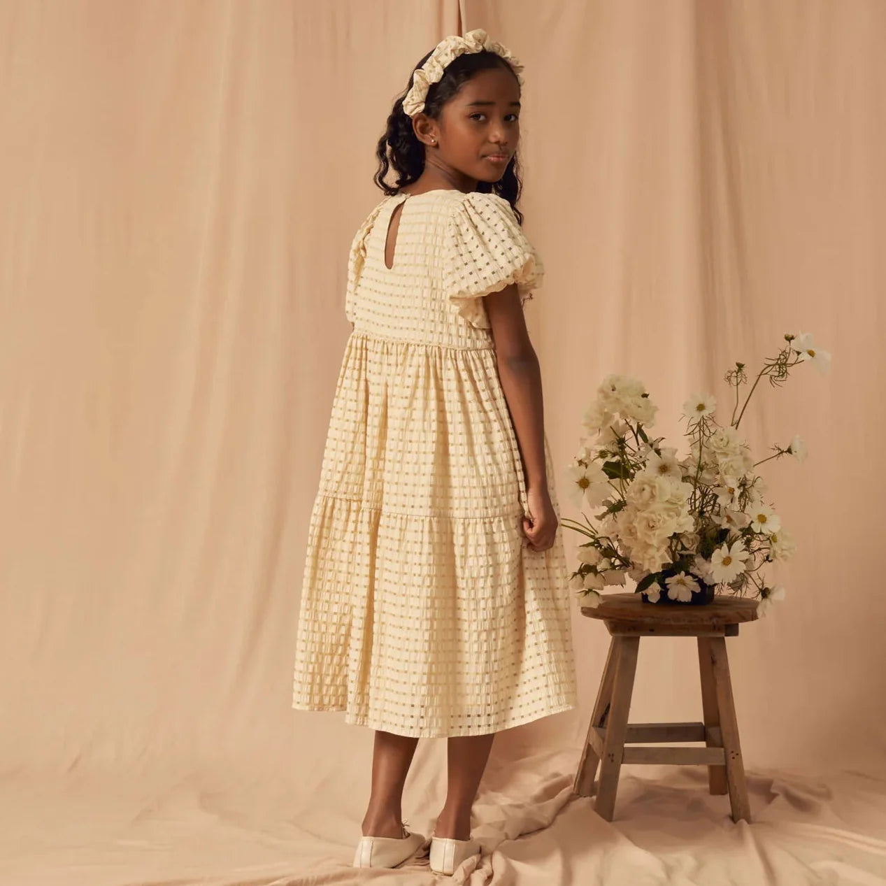 Noralee Chloe Dress - Lemon Check