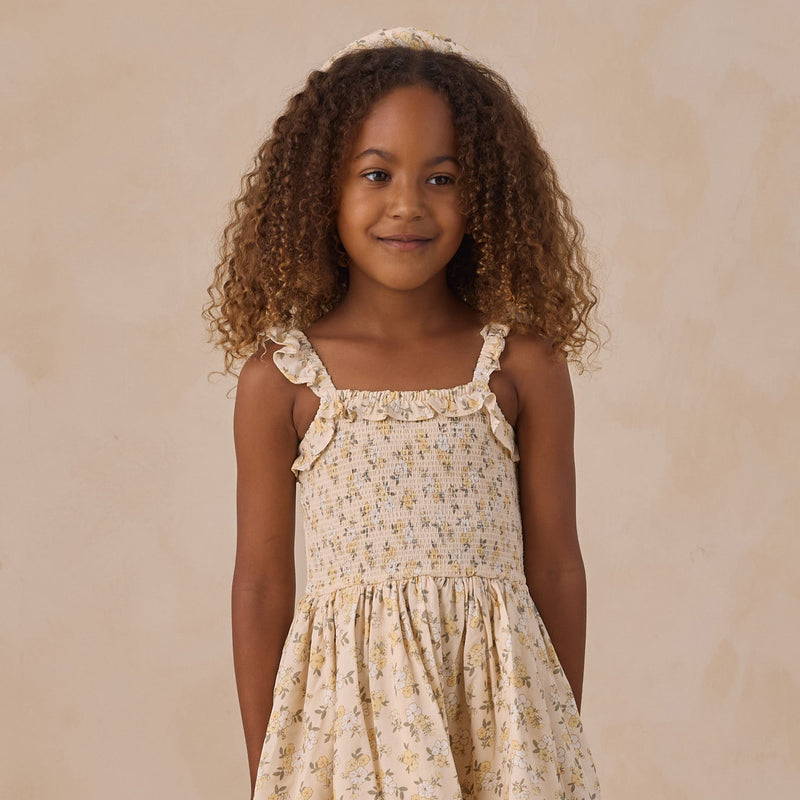 Noralee Birdie Dress - Lemon Meadow | The Baby Cubby Noralee Birdie Dress - Lemon Meadow | The Baby Cubby