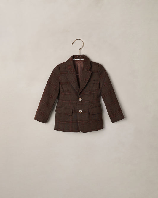 Noralee Sebastian Blazer - Heathered Plaid