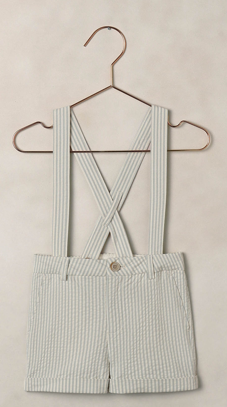 Noralee Suspender Short - Sky Stripe | The Baby Cubby