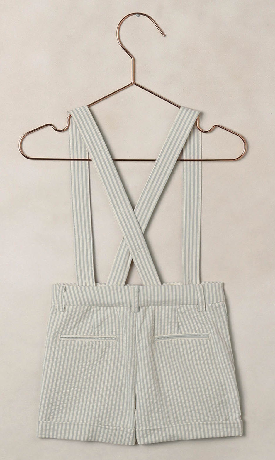 Noralee Suspender Short - Sky Stripe | The Baby Cubby