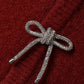 Noralee Bow Cardigan - Ruby