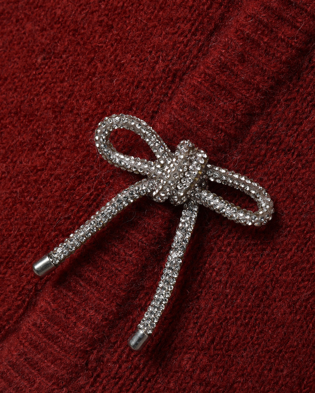 Noralee Bow Cardigan - Ruby