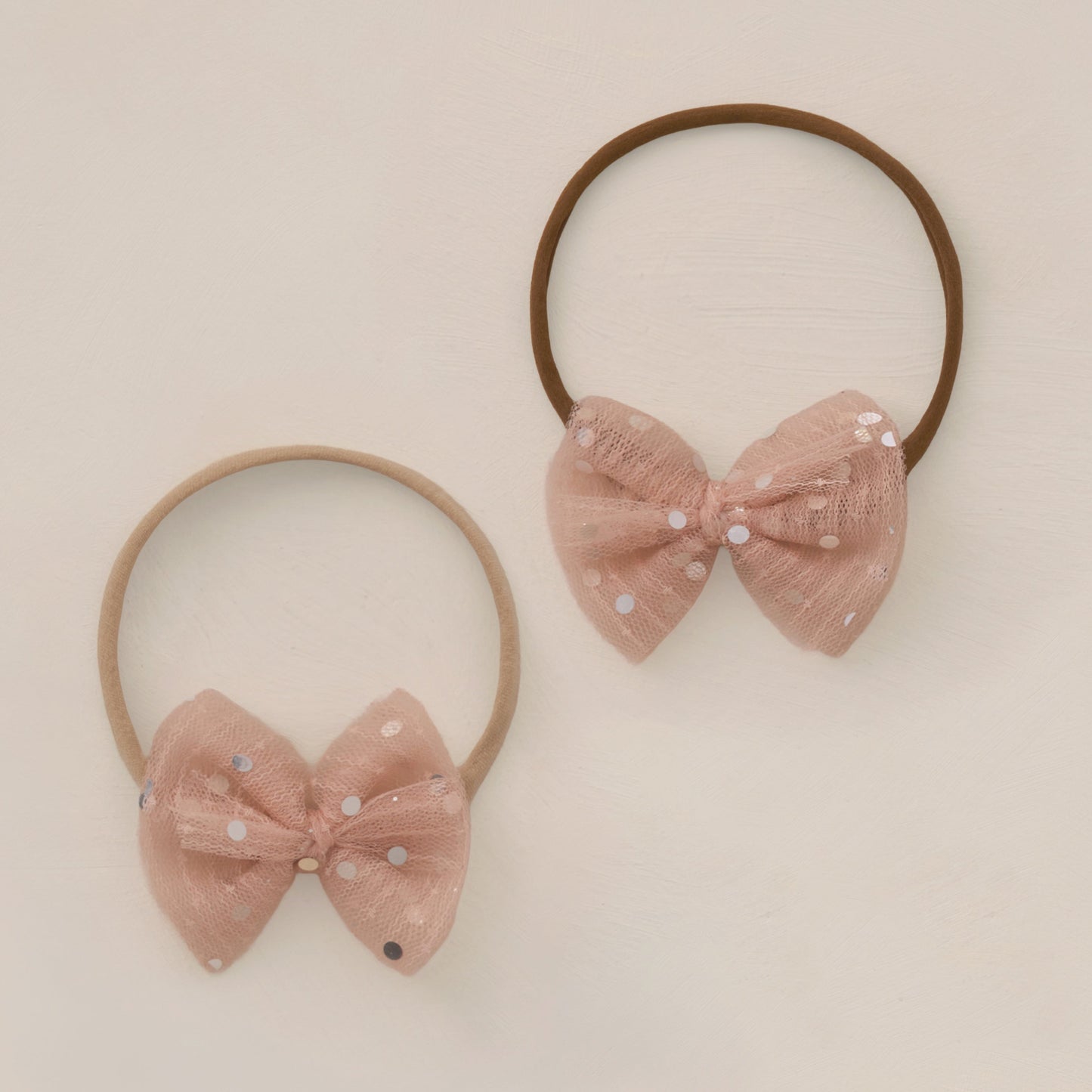 Noralee Flutter Tulle Headband - Rose