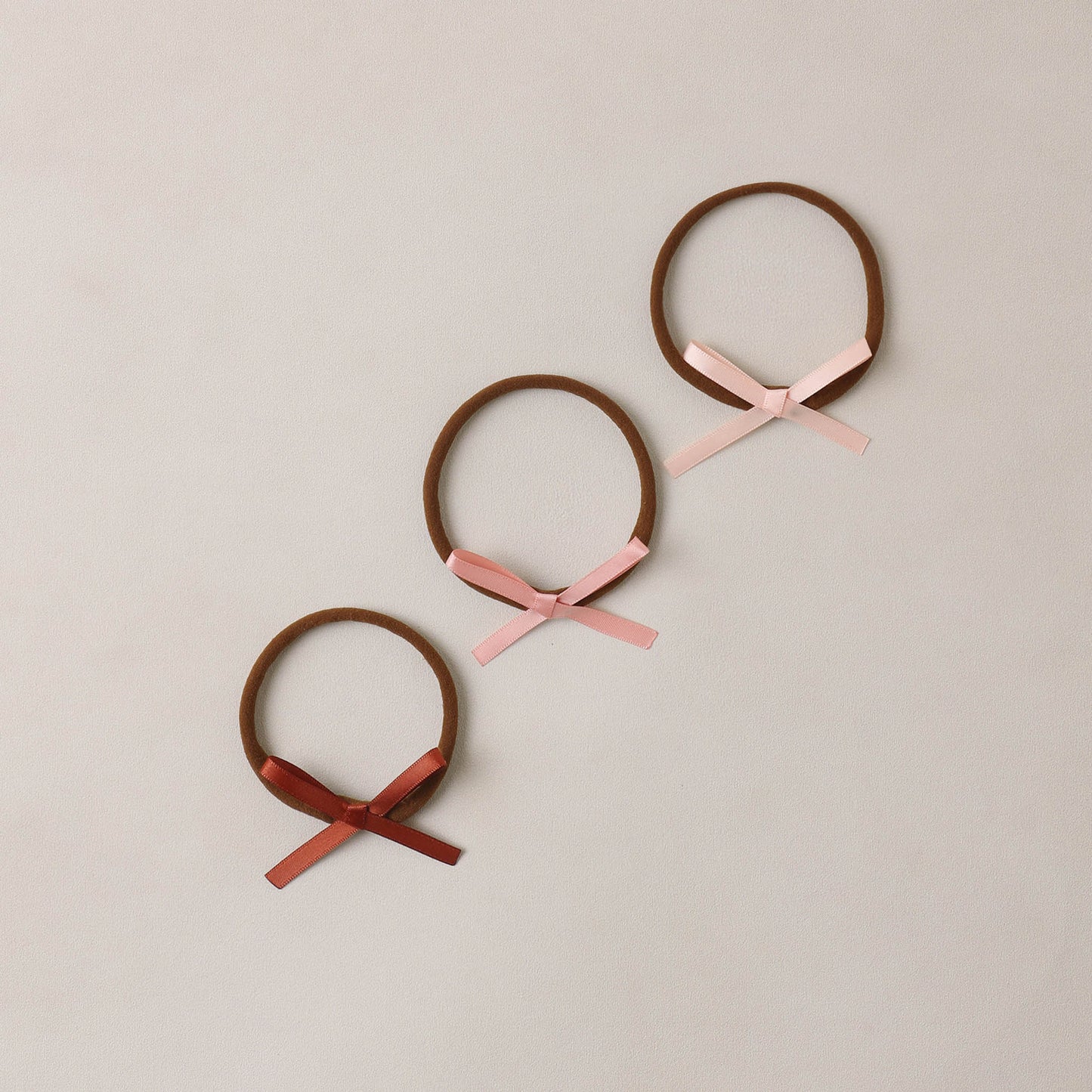Noralee Baby Bow Headbands - Blush Red Pink