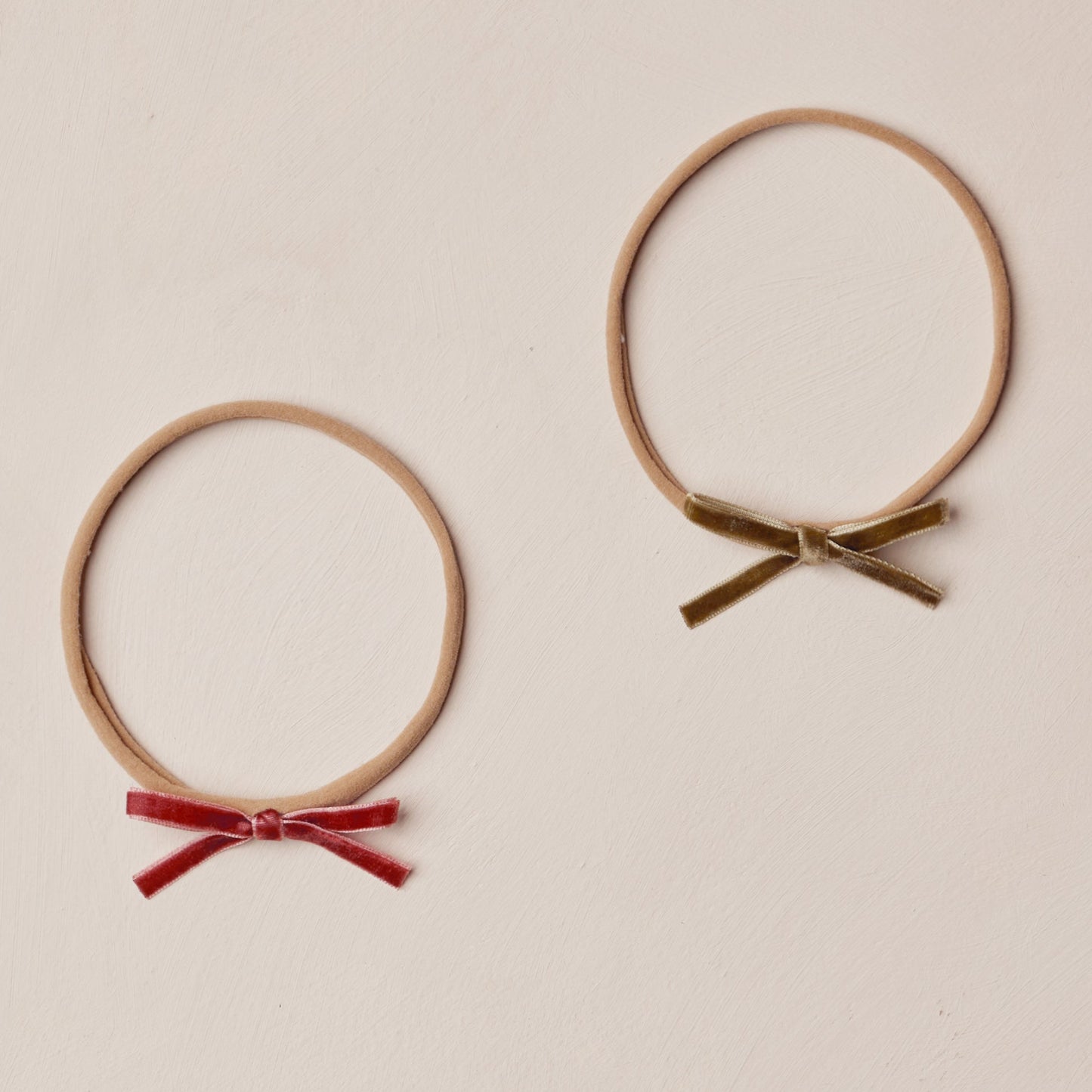 Noralee Baby Bow Headbands - Ruby - Pine