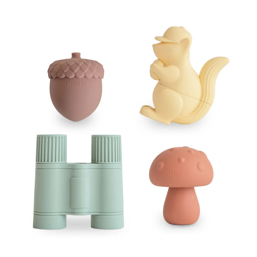 Mushie Mold Free Bath Play Set - 4 Pack