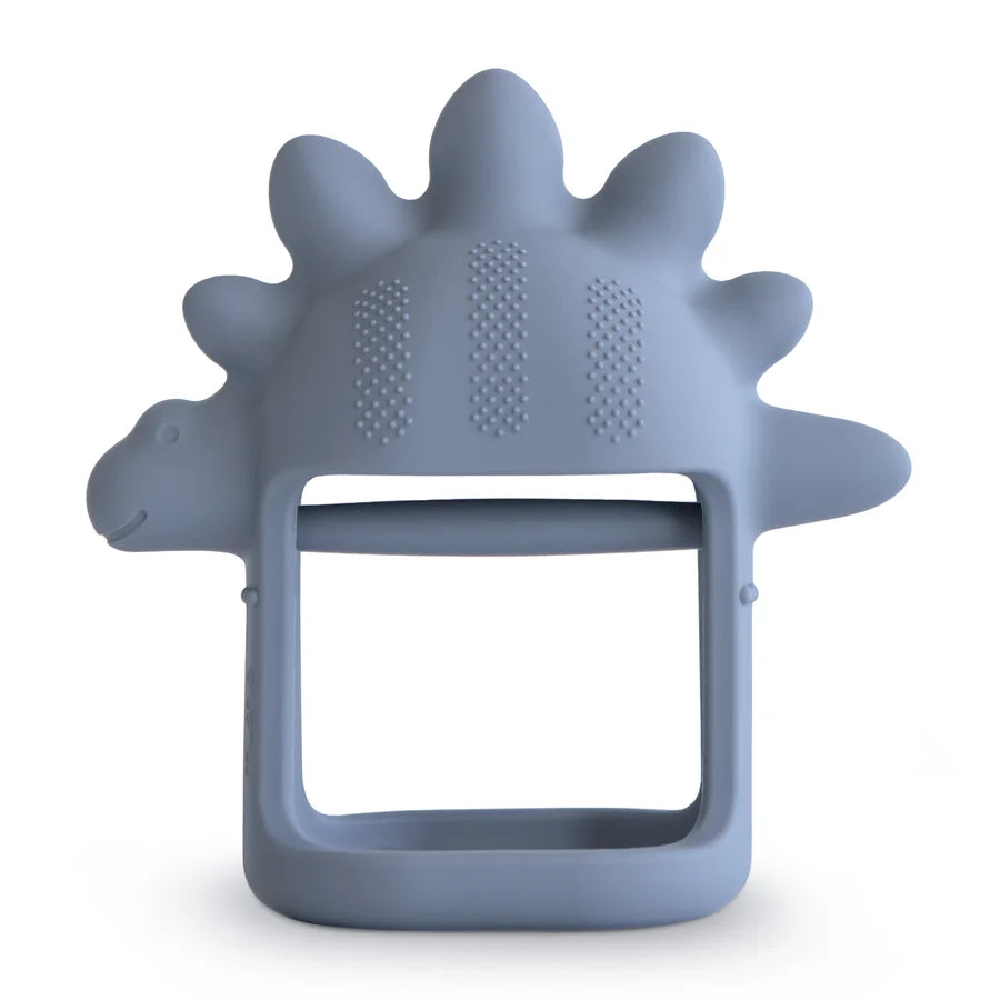 Mushie No-Drop Dino Teether