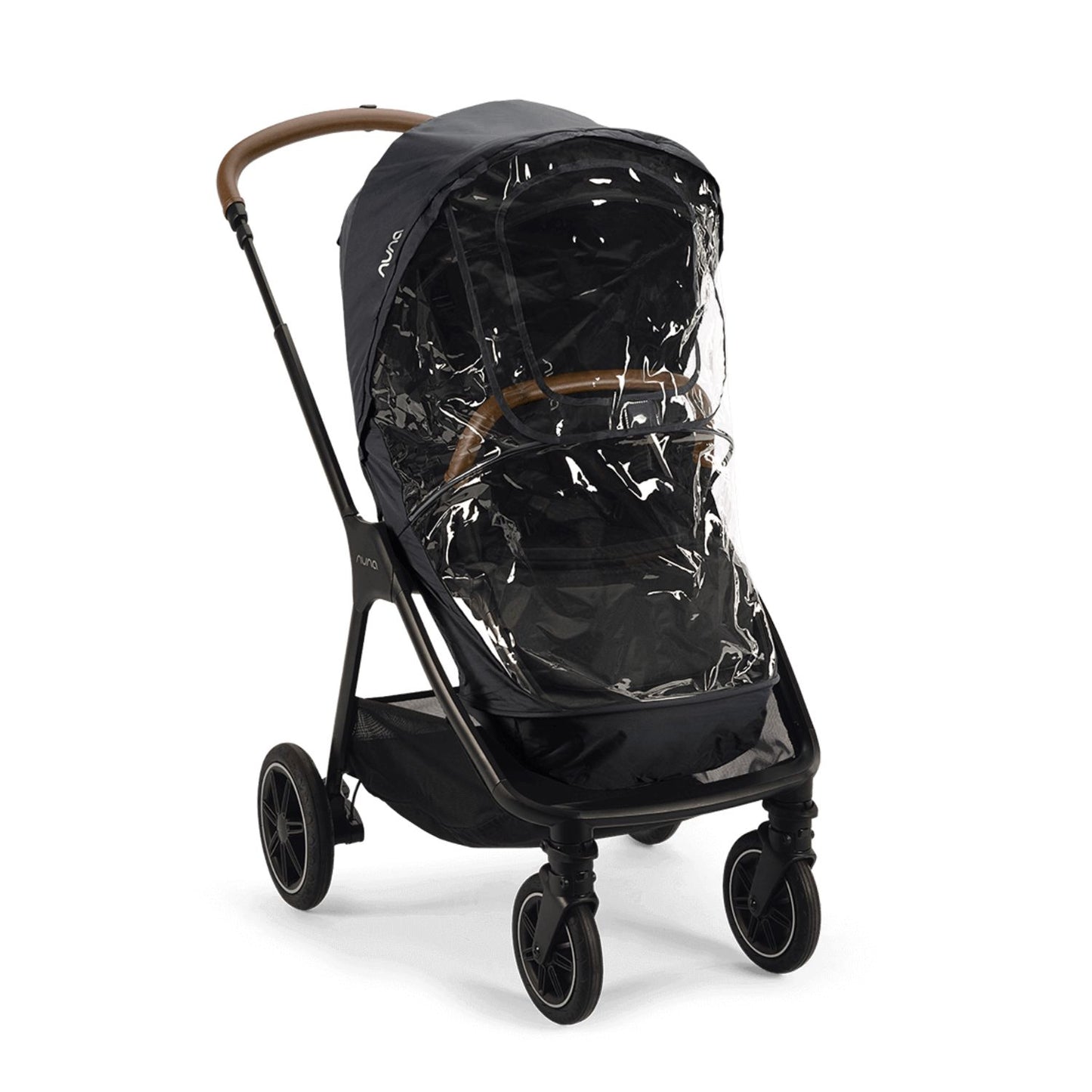 Nuna TRIV Series Rain Cover - Black and Clear