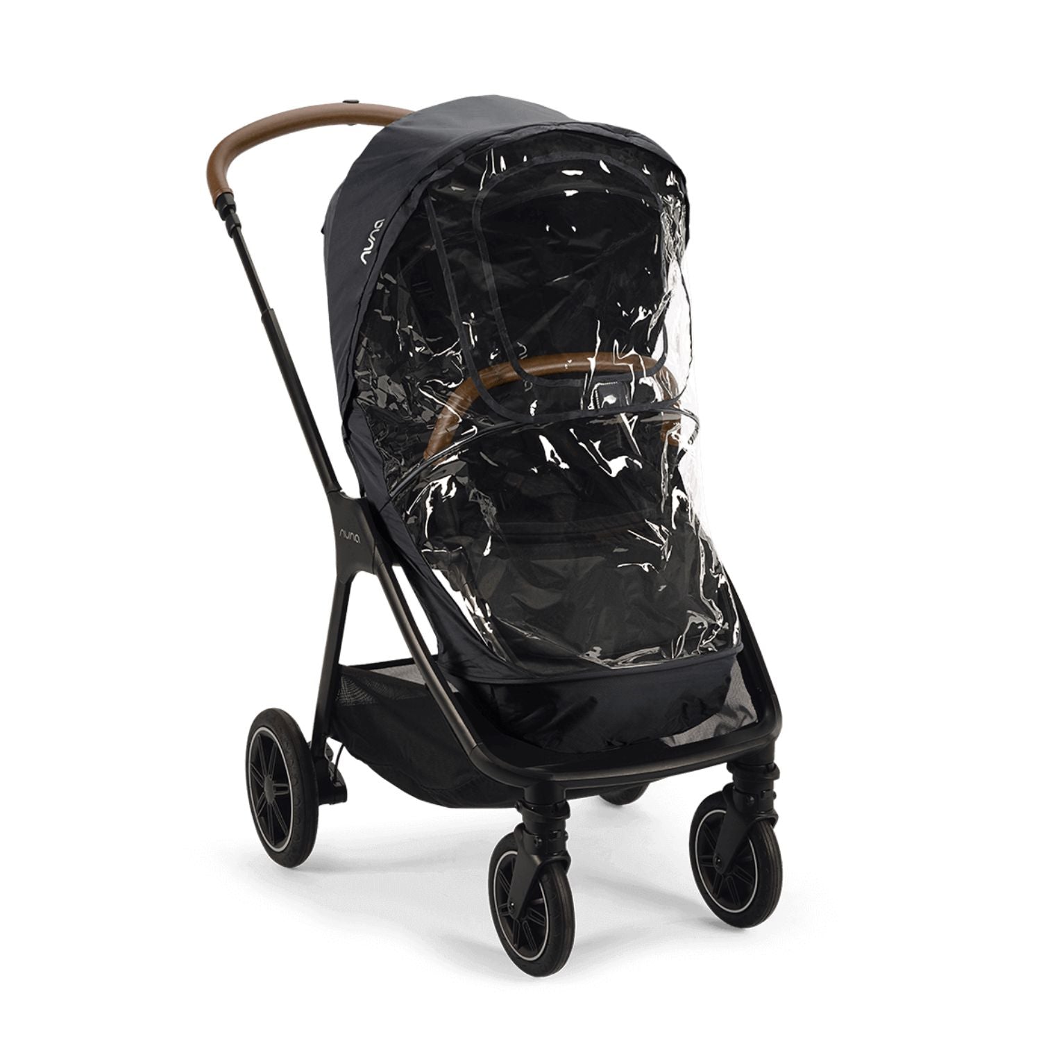 Nuna TRIV Series Rain Cover - Black and Clear