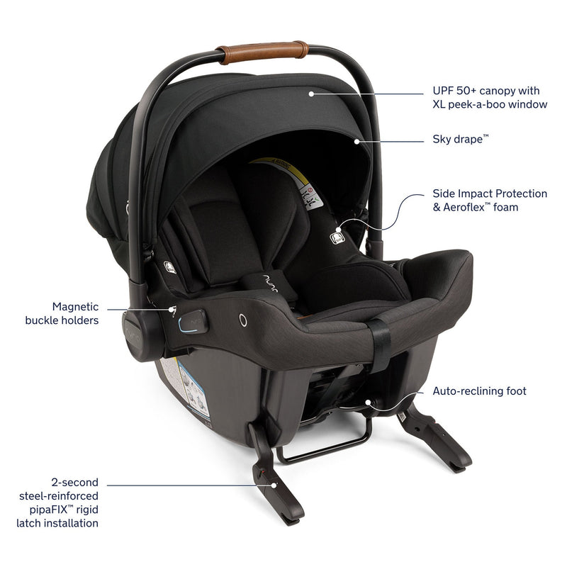 stroller base for nuna car seat Nuna DEMI Next Stroller and PIPA Urbn Car Seat Travel System