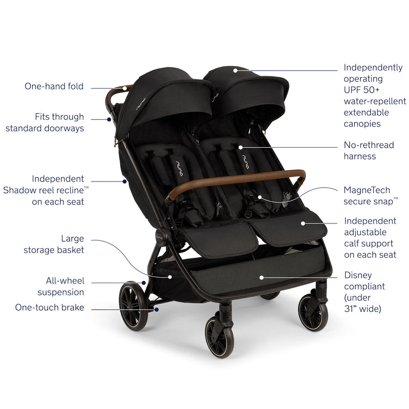 double stroller cyber monday Nuna TRVL Dubl Stroller