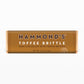 Hammond's Candies Dark Chocolate Candy Bar 2.25oz - Natural Toffee Brittle
