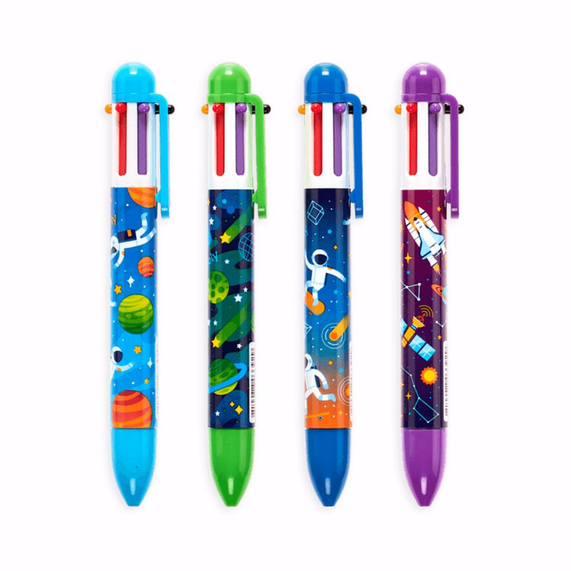 OOLY 6-Colored Click Pen - Astronauts